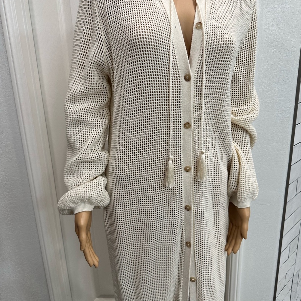 Frame  Knit Long Swim Coverup